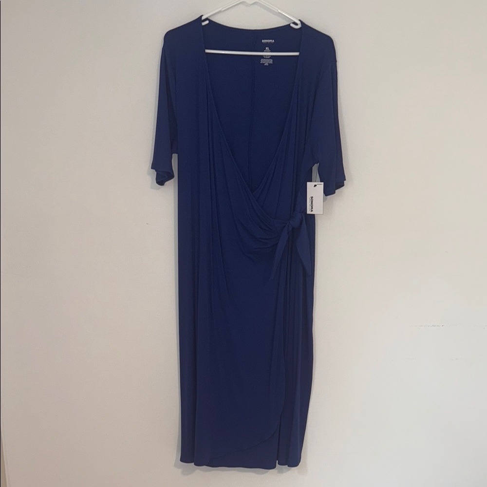 NWT! Elegant Blue Women's Maternity Dress